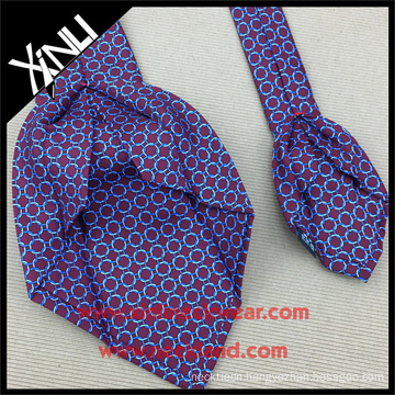 Custom Print 100% Silk Hand Made Men Seven Fold Ties